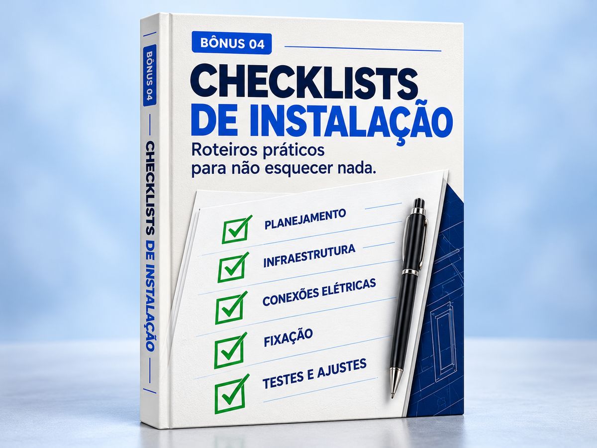 Capa do bônus Checklists de Instalação